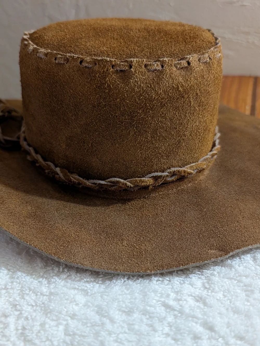 Suede Cowboy Hat - Brown